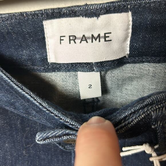 NWT Frame Le One Skinny dark wash jeans in Keller wash - Picture 12 of 16